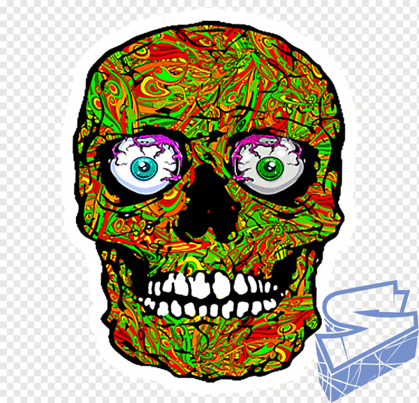 Наклейки психоделика