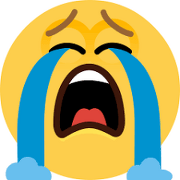 Смайлик плачет