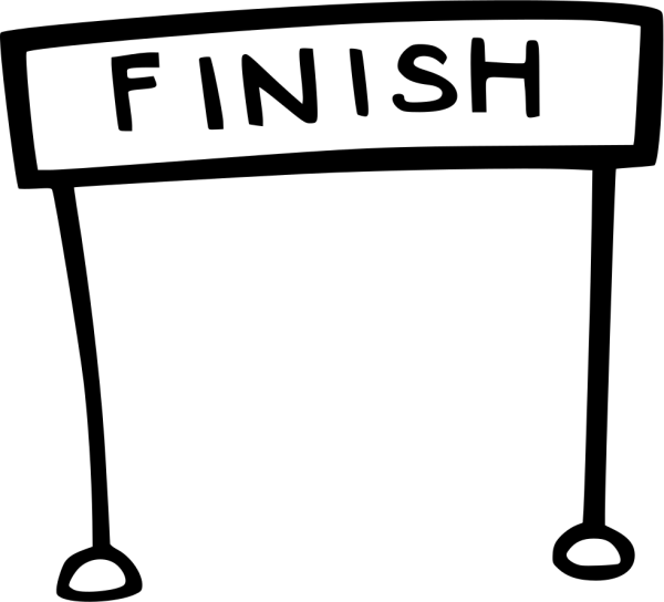 Табличка финиш