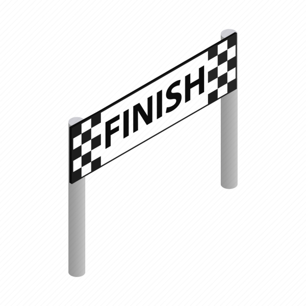 Табличка финиш