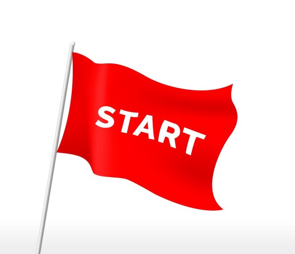 Старт на прозрачном фоне