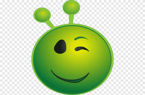 Зеленый смайлик