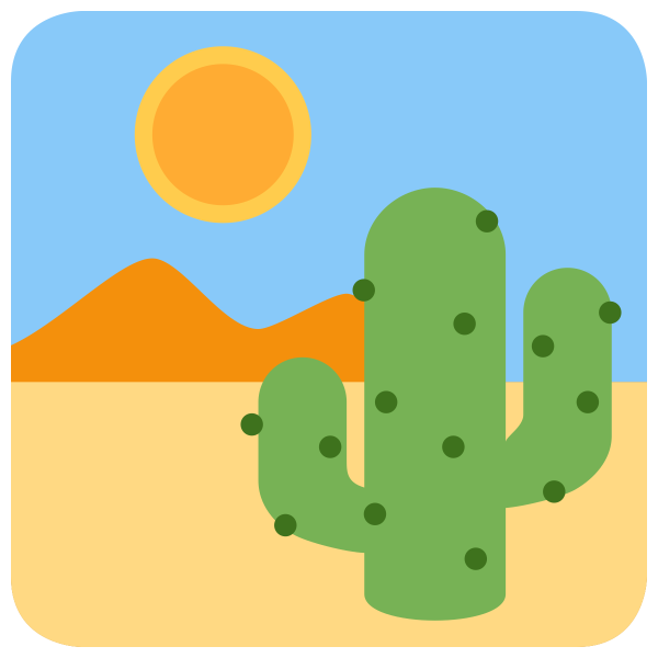 Эмодзи пустынный