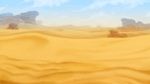 Пустыня из мультфильма