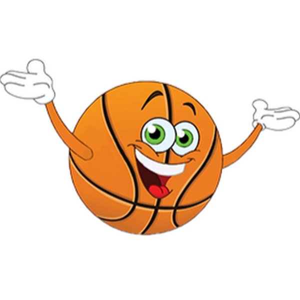 Веселый баскетбольный мяч