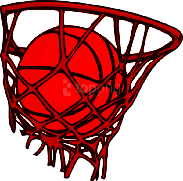 Баскетбольный мяч на прозрачном фоне