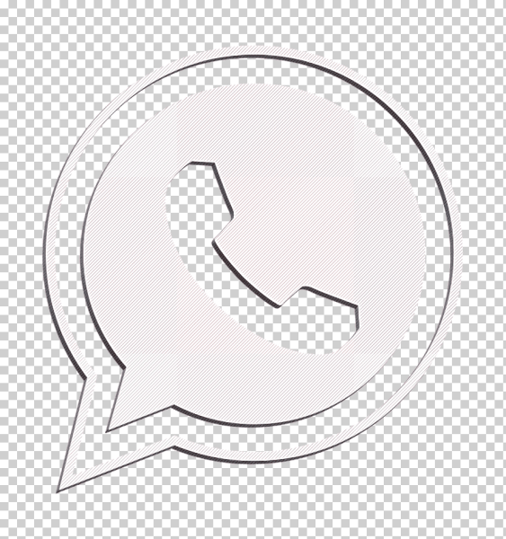 Значок WHATSAPP белый