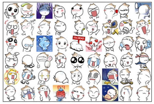 Символы эмоций в аниме