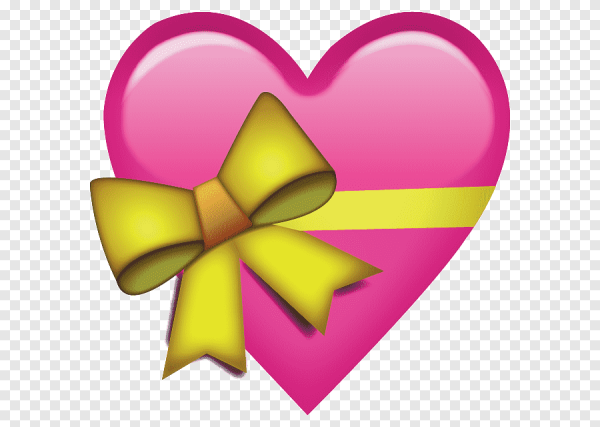 Розовое сердце эмодзи