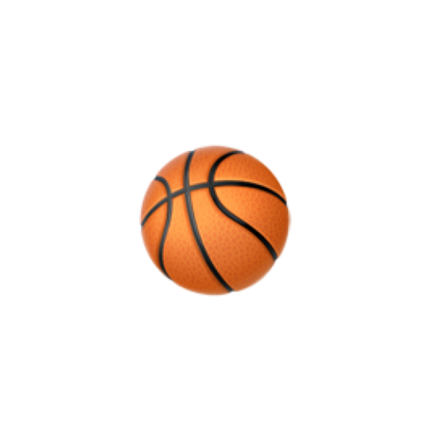 Смайлик баскетбольный мяч