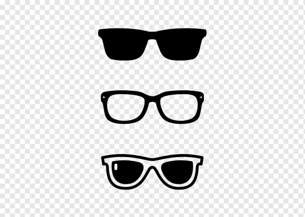 Смайл черные очки