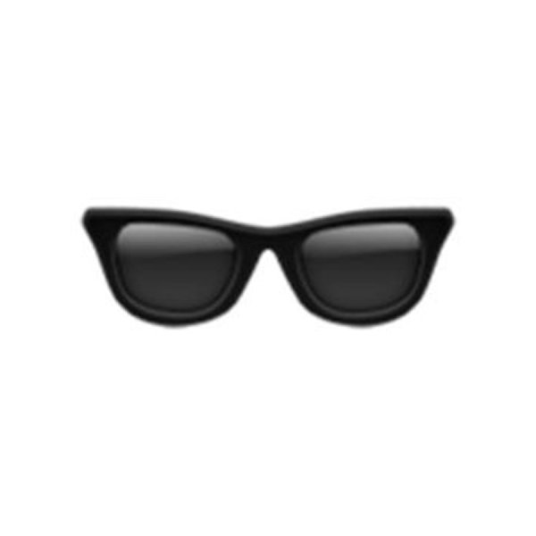 Смайл черные очки