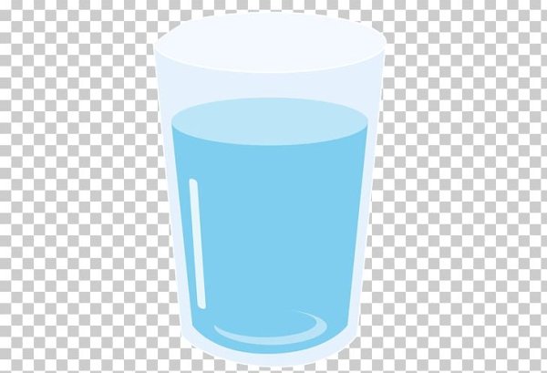 Стакан воды стикер