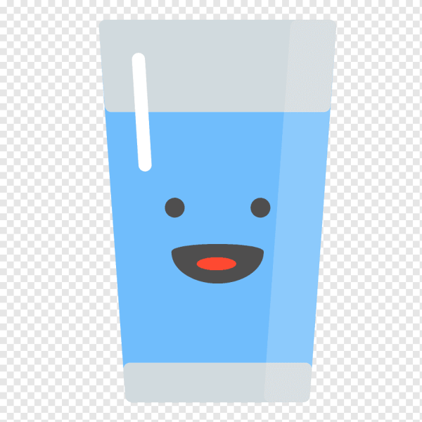 Векторный стакан воды