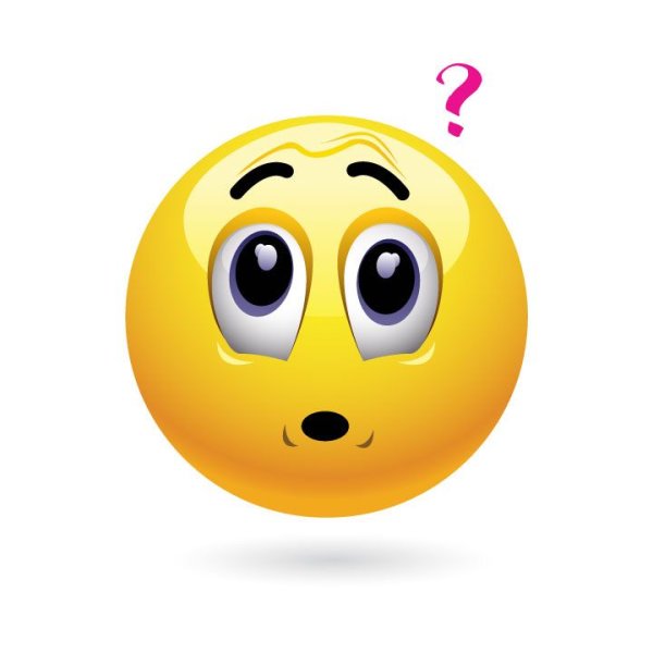 В каком ряду смайлик вопрос в квадрате