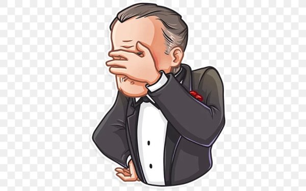 Дон Корлеоне на белом фоне