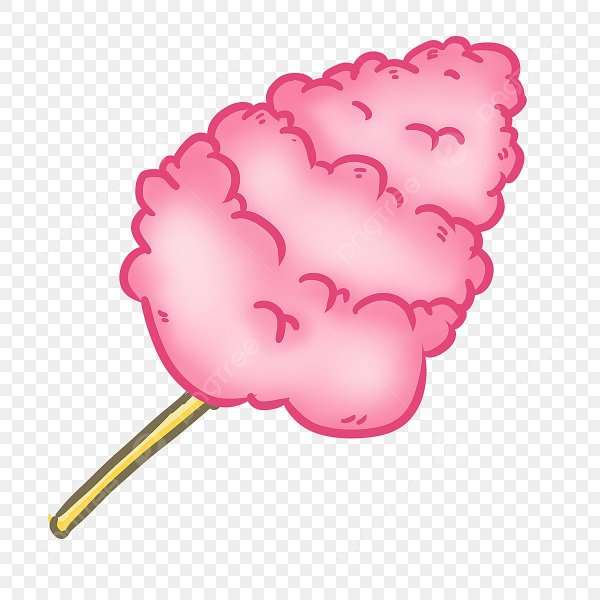 Сладкая вата мультяшная