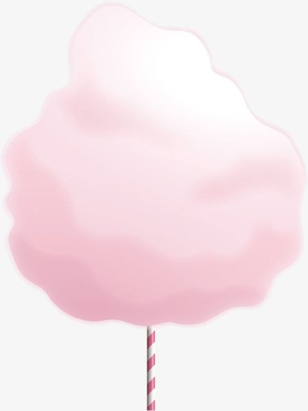 Сахарная вата без фона