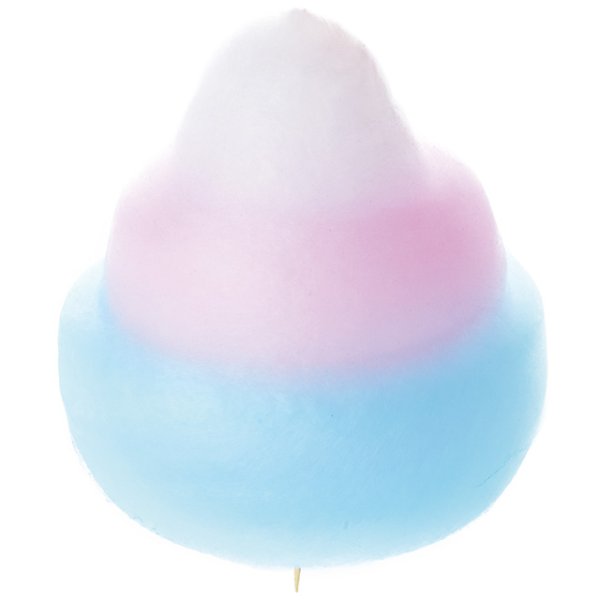 Радужная сахарная вата