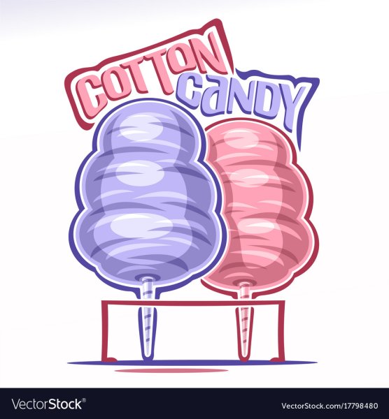 Сладкая вата плакат