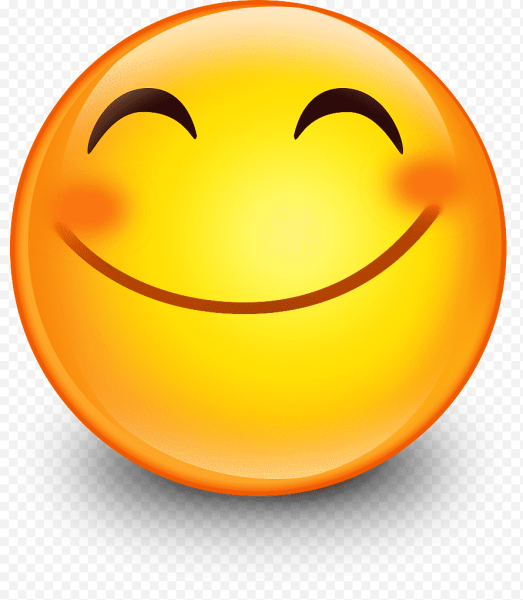 Улыбающийся довольный смайлик