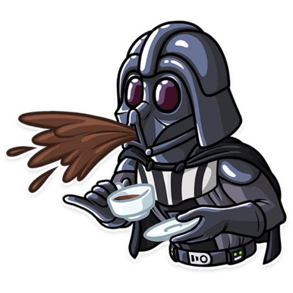 Дарт Вейдер телеграмм Стикеры