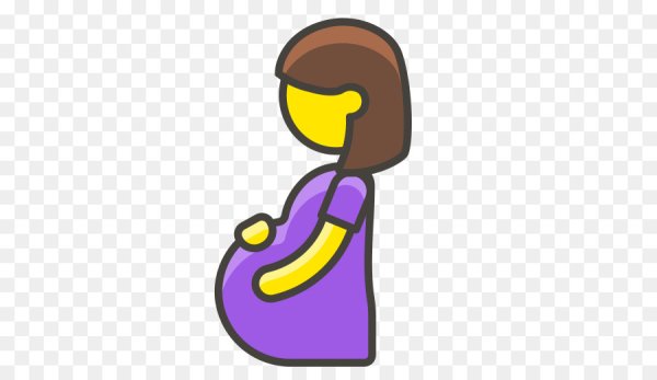 Эмодзи беременная