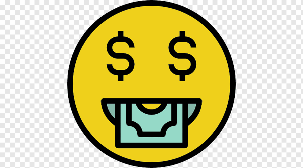 Иконка смайлик деньги