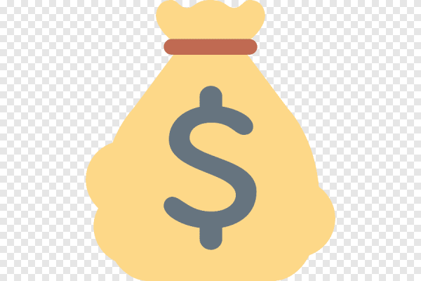 Смайлик мешок с деньгами