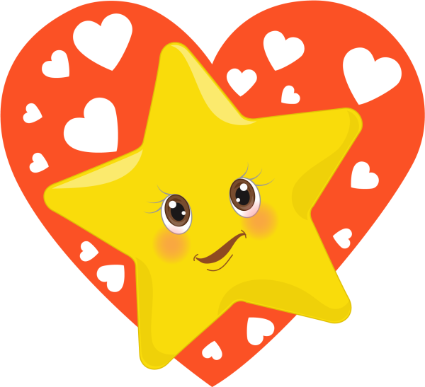 Смайлик звездочки