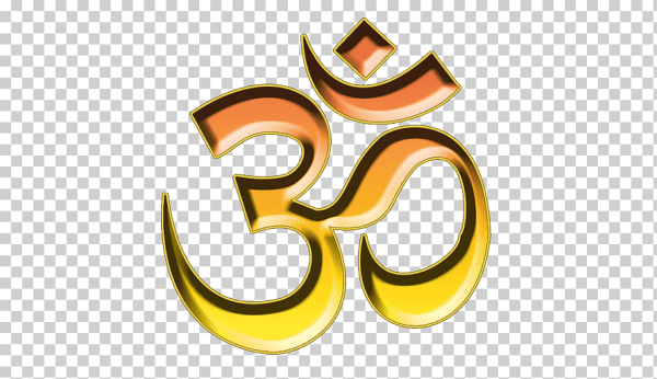 Знак ом золотой