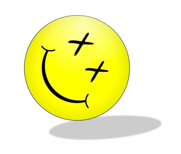 Смайл с глазами крестиками