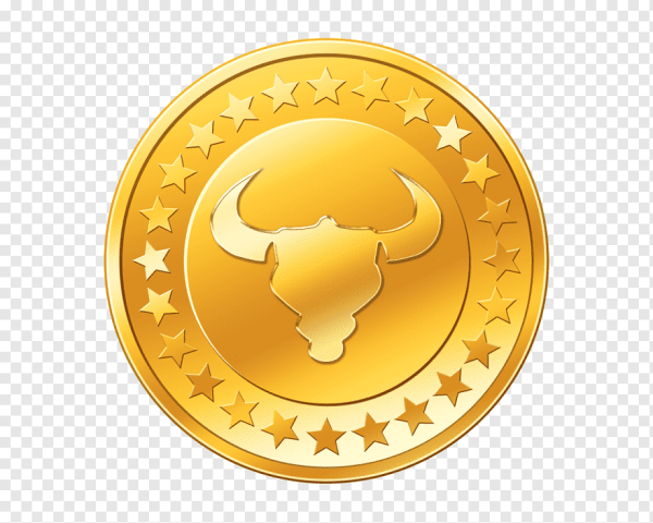 Монеты на прозрачном фоне