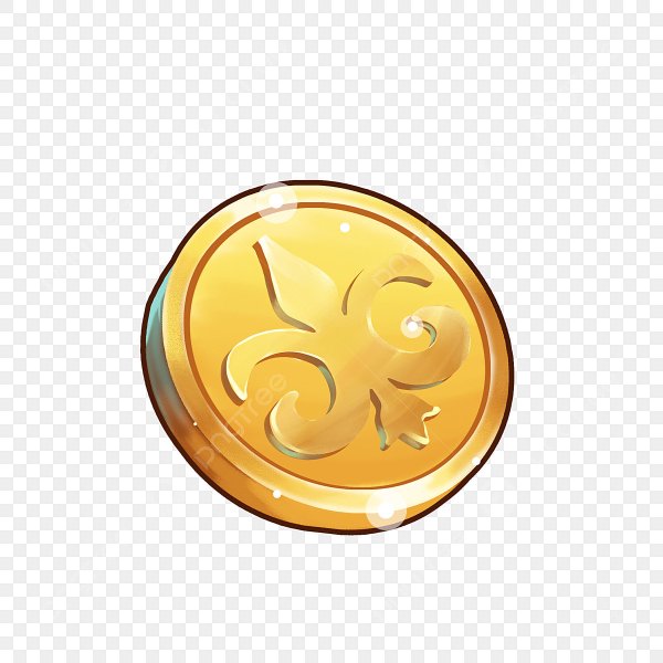 Монета без заднего фона
