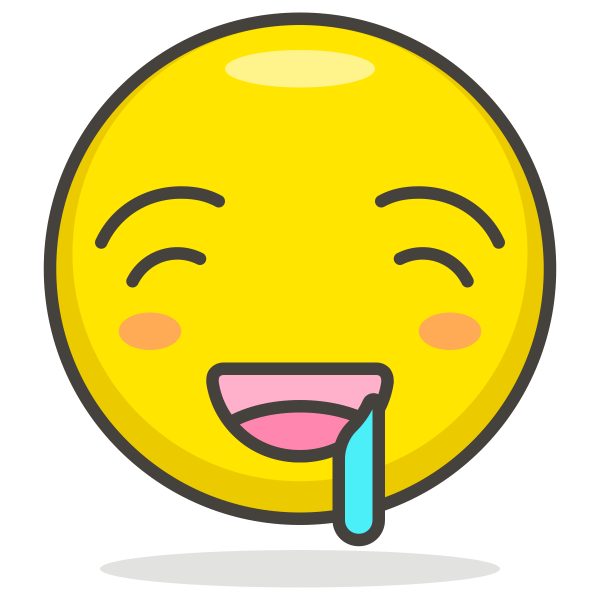 Смайлик со слюной