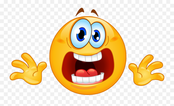 Смайл испуг