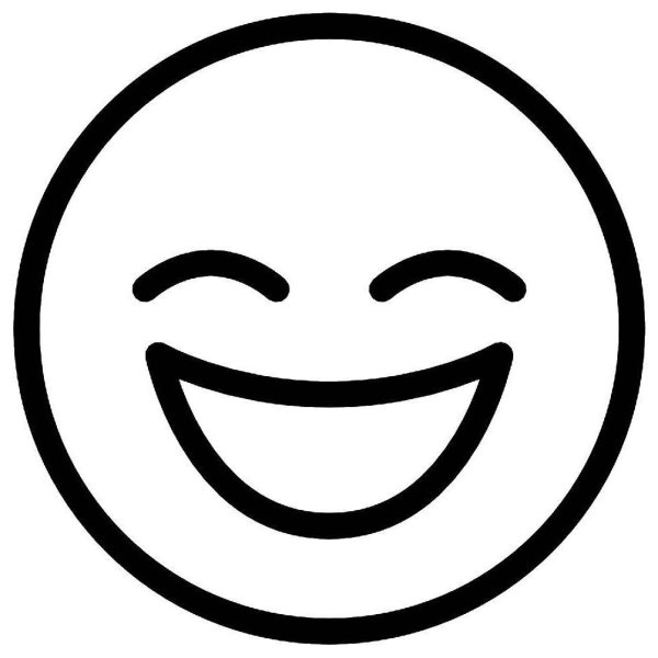 Улыбка раскраска