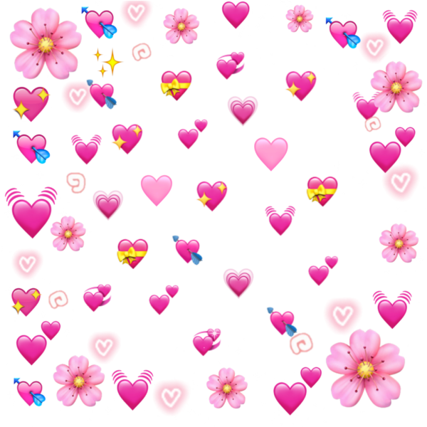 Сердечки вокруг головы