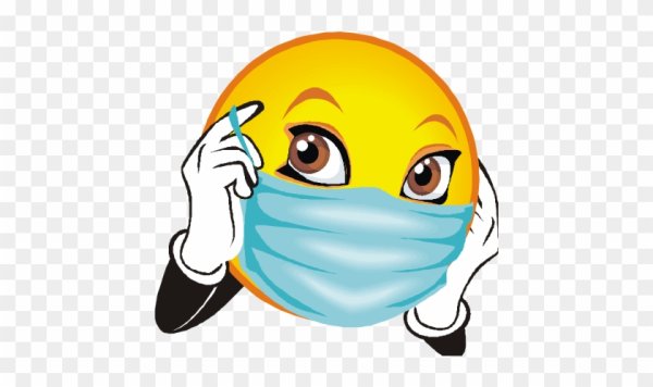 Смайл в маске медицинской