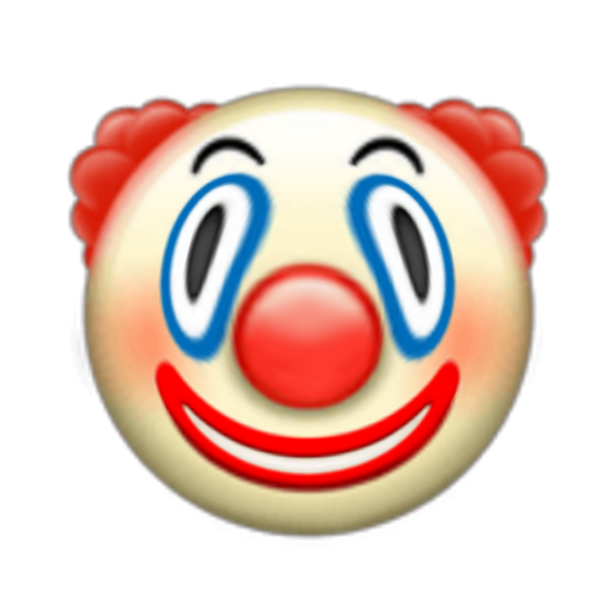 Клоун Emoji