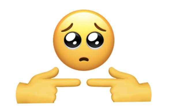 Эмодзи стеснительный