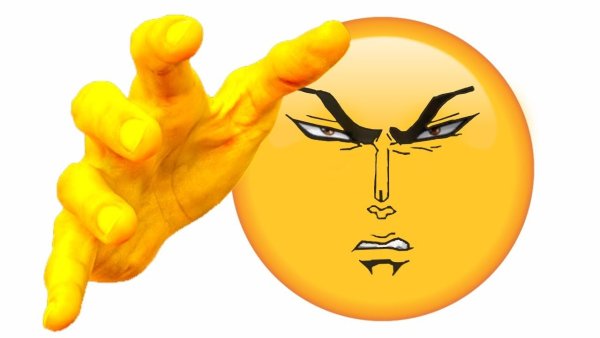 Безумный смайлик с рукой