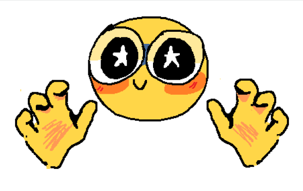 Смайлик тянет руку