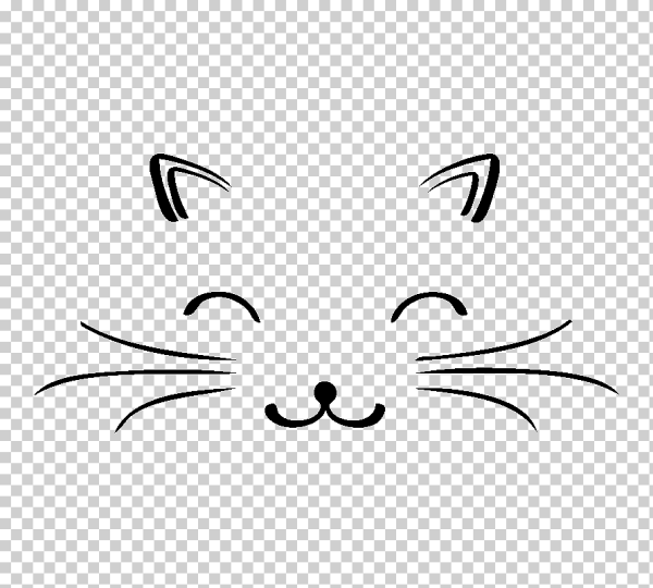 Нарисовать морду кота