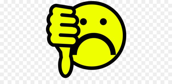 Палец вниз Смайл