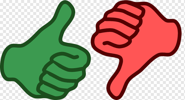 Палец вверх палец вниз