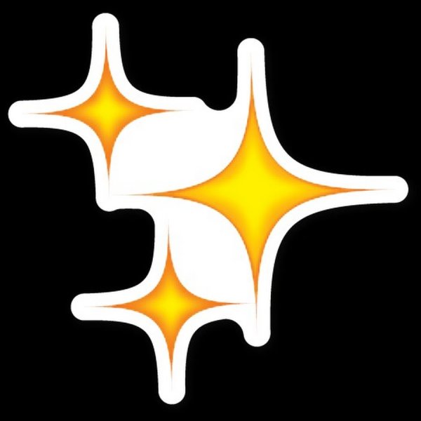 Смайлик звездочки айфон