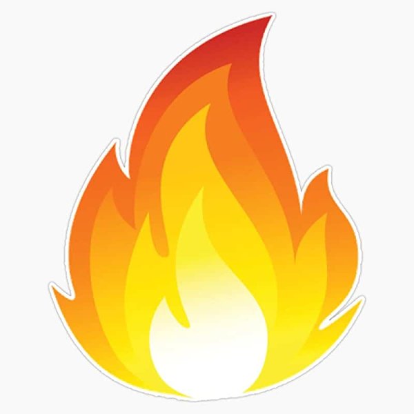 Смайлик огонь