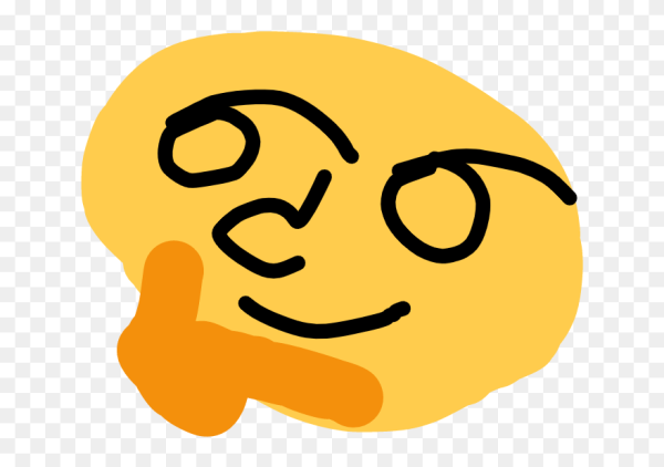 Смайлик думает Дискорд