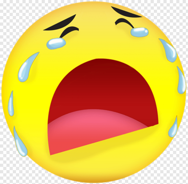 Смайлик плачет